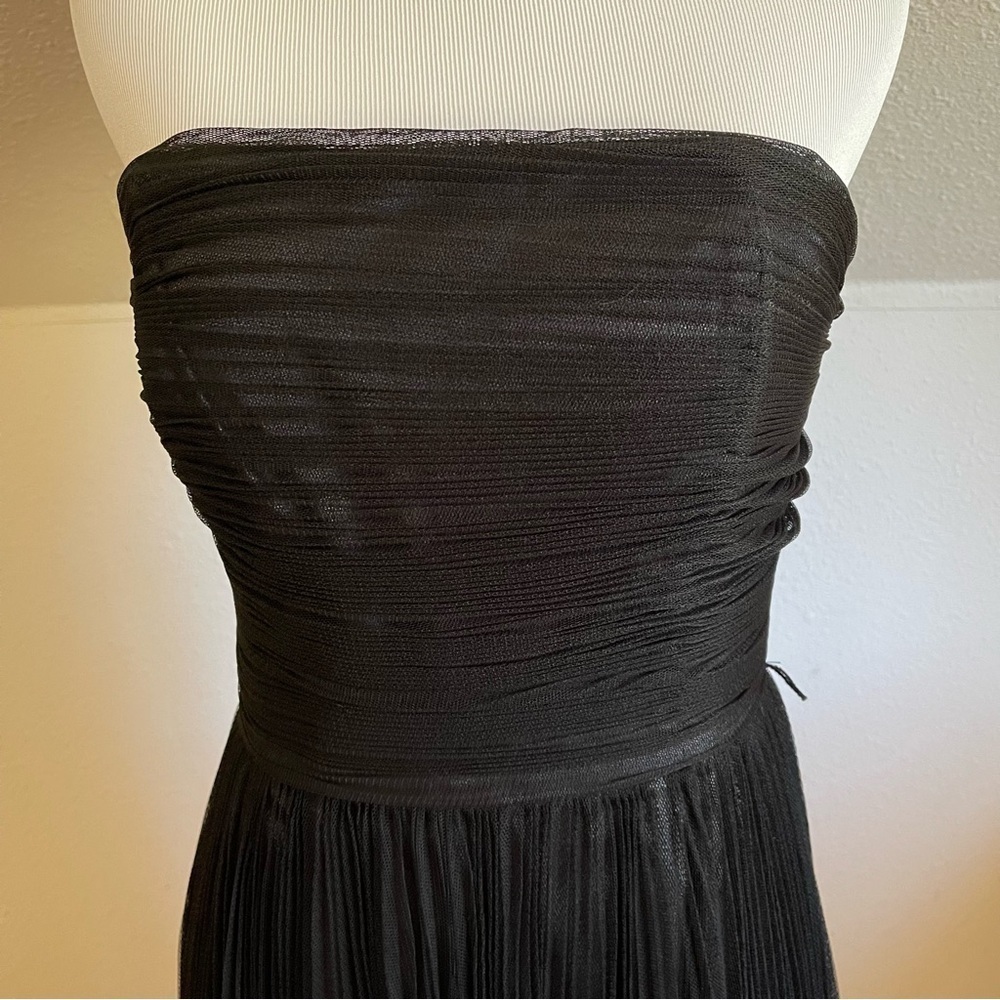 Suzi Chin for Maggy Boutique Black Overlay Dress - Picture 2 of 10
